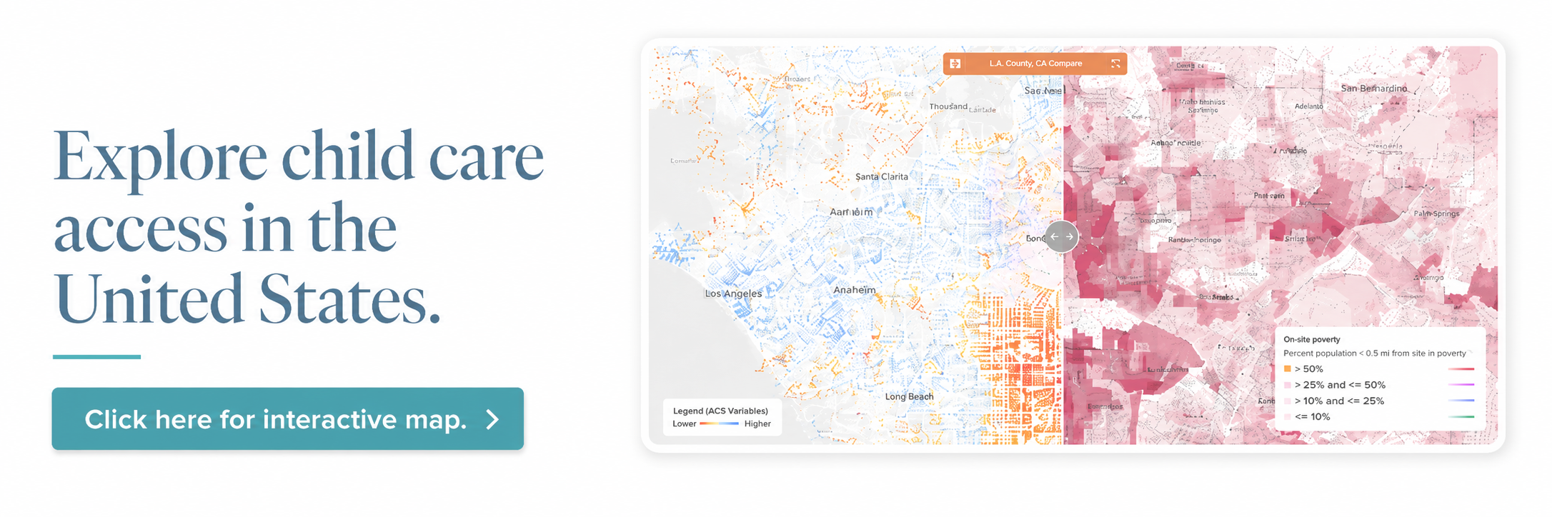 Child Care access map