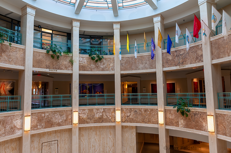 New Mexico Capitol Rotunda, via https://commons.wikimedia.org/wiki/File:New_Mexico_Capitol_Rotunda.jpg