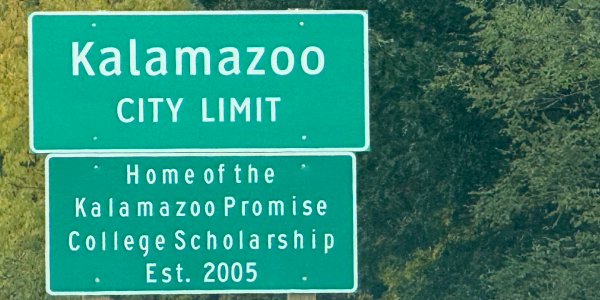 Kalamazoo CIty Limits Sign