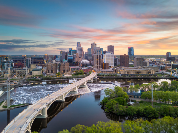 Minneapolis, Minnesota, USA Cityscape by Sean Pavone