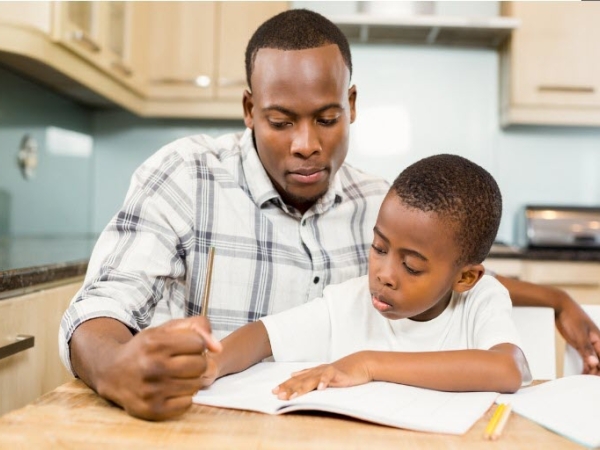 Stock photo of man and boy child for New Hires Quality Index