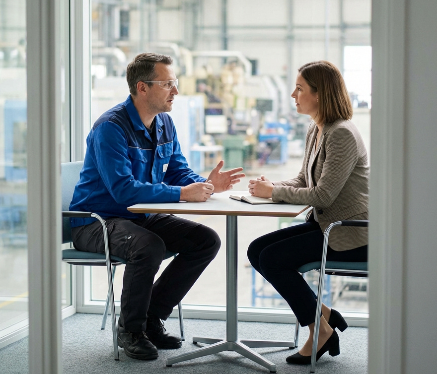 success coach working with a client