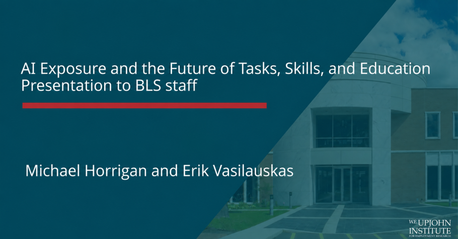 Horrigan returns to BLS to present AI and future of work research