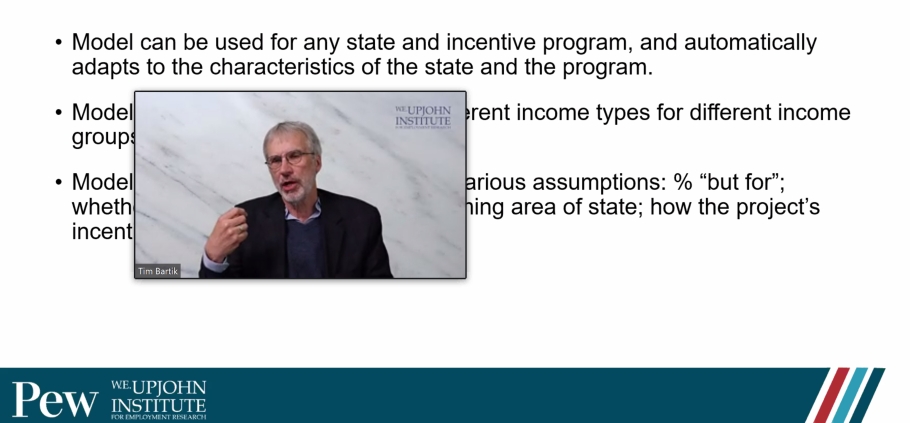 New Bartik Benefit-Cost Model of Business Incentives Provides Realistic Evaluation of Incentive Benefits